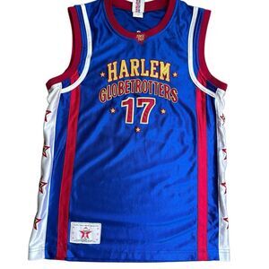 Vintage Harlem Globe Trotters Swish Autographed Basketball Jersey